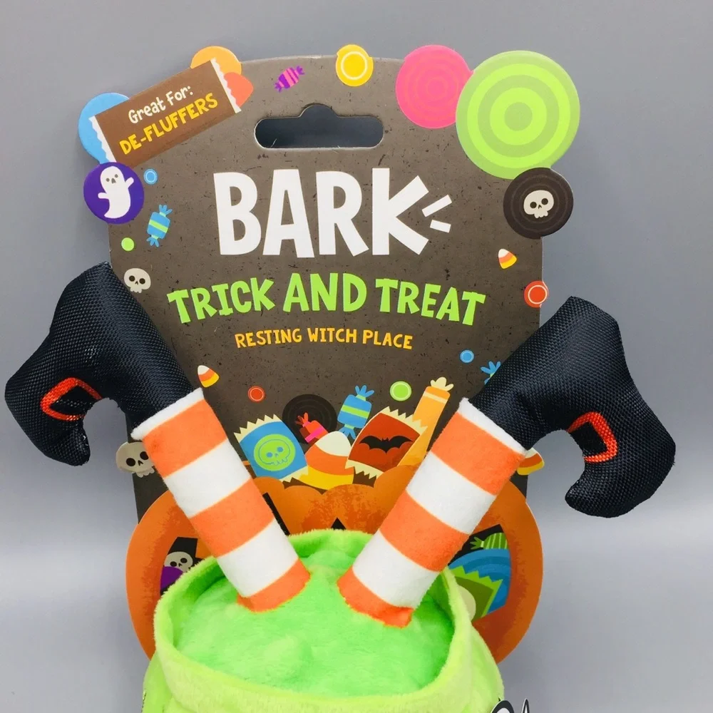 Bark Trick & Treat Resting Witch Place Dog Toy
